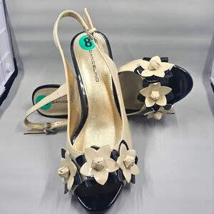 Bandolino Marlee slingback peep toe New unworn sz 8
